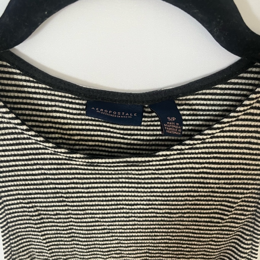 aeropostale stripped tank top halter fit
